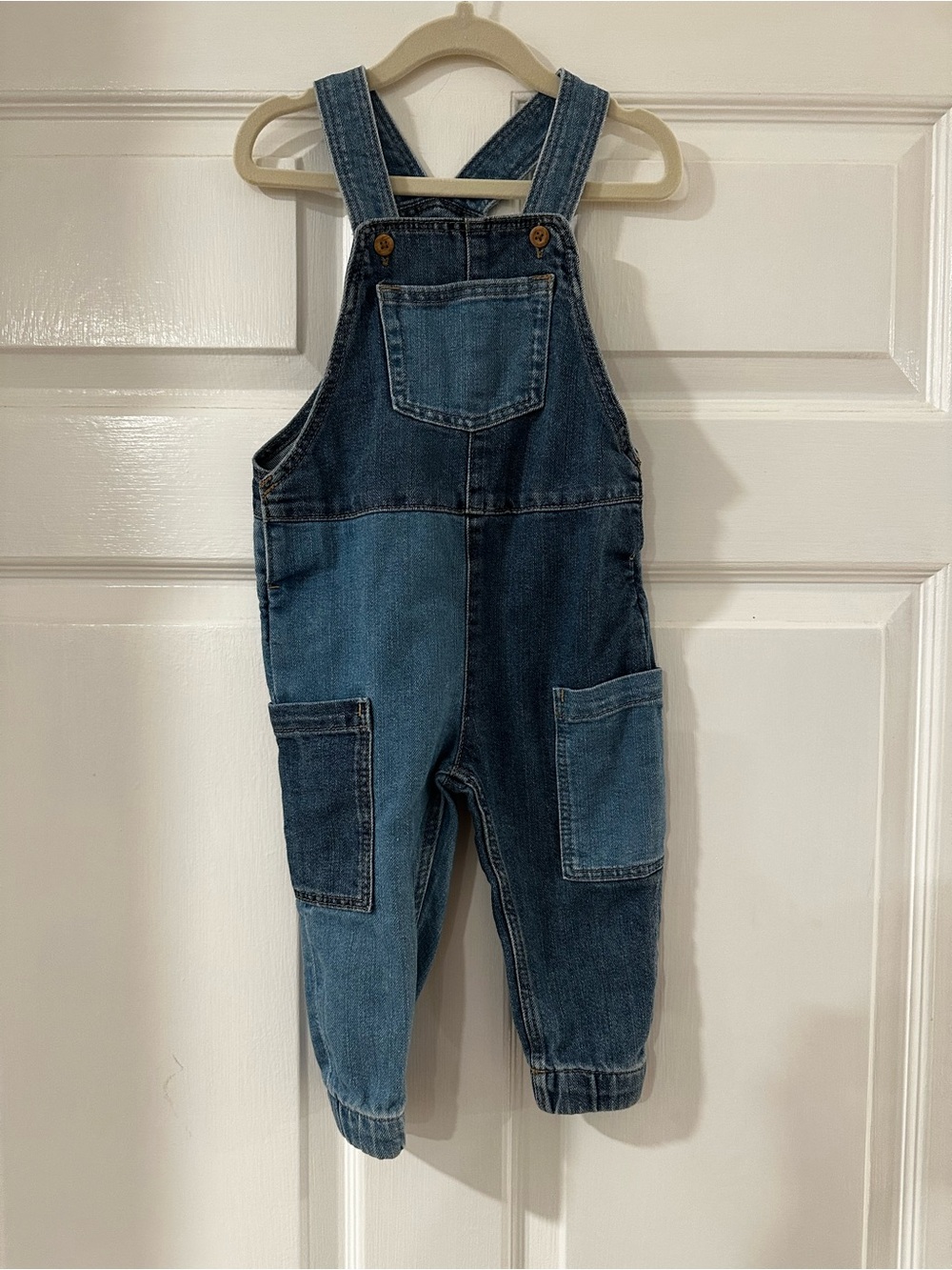 H&M Two-Tone Blue Denim Overalls for Kids